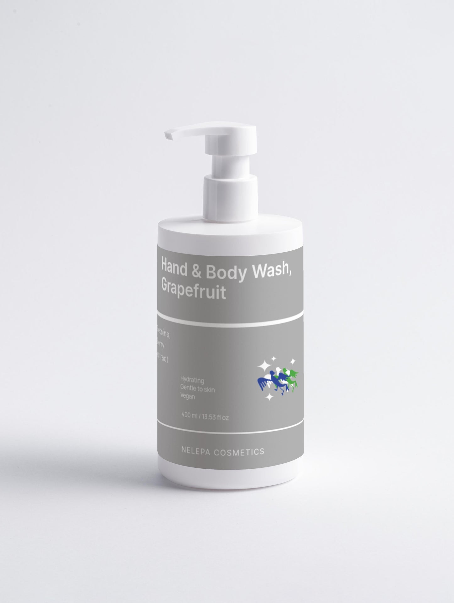 Nelepa Hand & Body Wash, Grapefruit 400ml