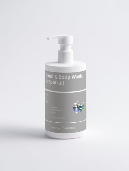 Nelepa Hand & Body Wash, Grapefruit 400ml