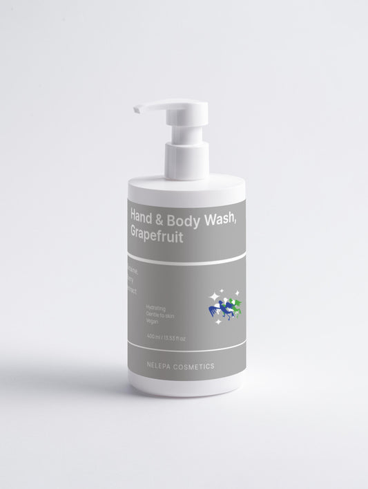 Nelepa Hand & Body Wash, Grapefruit 400ml