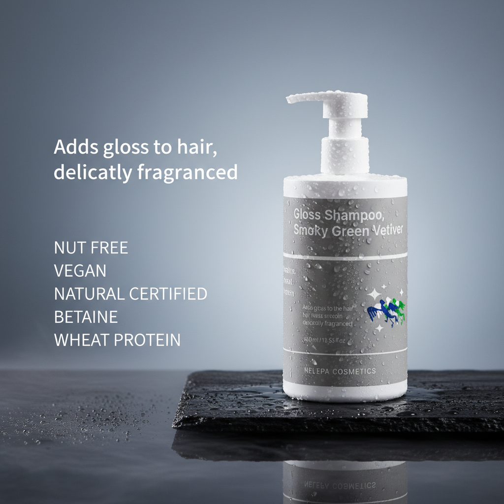 Nelepa Gloss Shampoo Smoky Green Vetiver 400ml